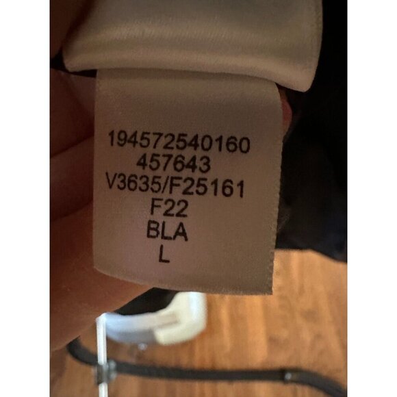 Land's End Men's Squall WindbreakerJacket Black Company LOGO L 42-44 READ - Picture 5 of 8